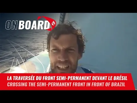 La traversée du front semi-permanent devant le Brésil pour Paul Meilhat | Vendée Globe 2024