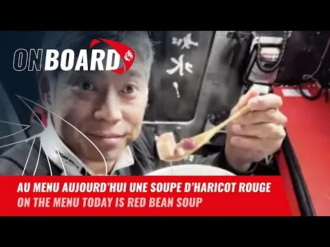 Une soupe traditionnelle de haricots rouges pour Kojiro Shiraishi | Vendée Globe 2024