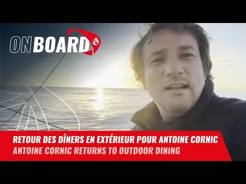 Retour des dîners en extérieur pour Antoine Cornic | Vendée Globe 2024