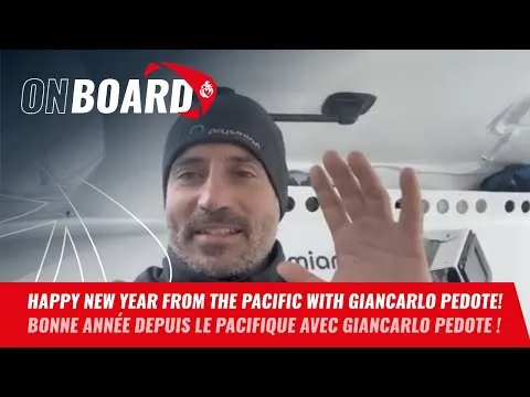 Happy New Year from the Pacific with Giancarlo Pedote! | Vendée Globe 2024