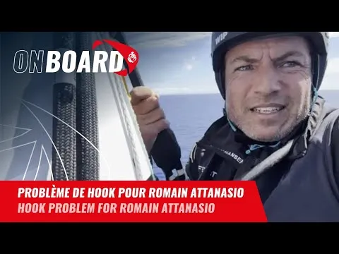 Problème de hook pour Romain Attanasio | Vendée Globe 2024