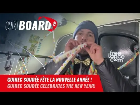 Guirec Soudée fête la nouvelle année | Vendée Globe 2024