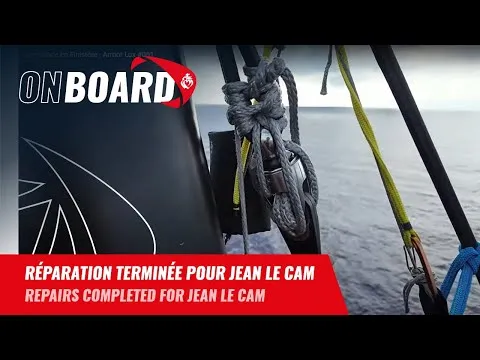 Réparation terminée pour Jean Le Cam | Vendée Globe 2024