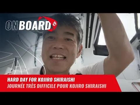 Hard day for Kojiro Shiraishi | Vendée Globe 2024