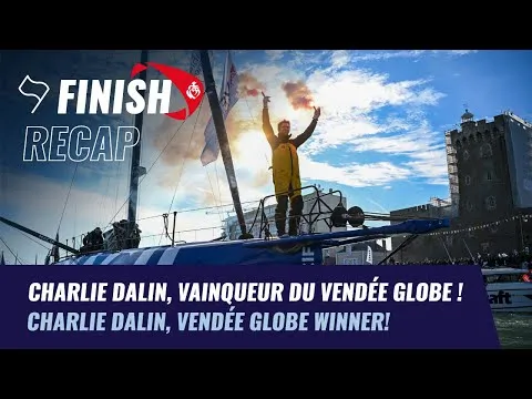 Charlie Dalin, vainqueur du Vendée Globe | Finish recap | Vendée Globe 2024