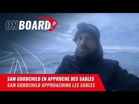 Sam Goodchild approaching Les Sables d'Olonne | Vendée Globe 2024