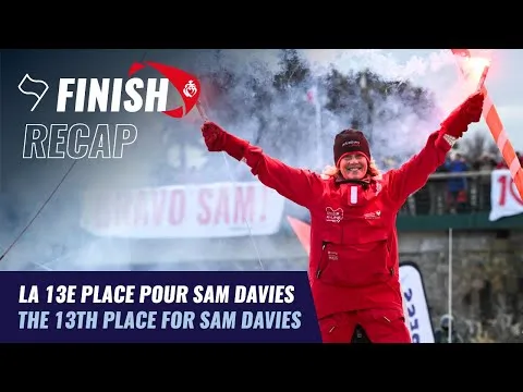 Sam Davies à la 13e place de la course | Finish recap | Vendée Globe 2024