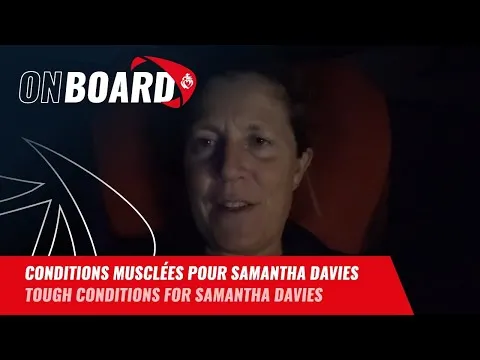 Conditions musclées pour Samantha Davies