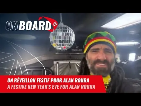 Nouvel an festif pour Alan Roura | Vendée Globe 2024