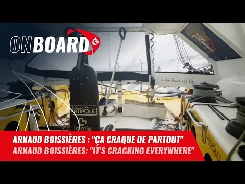 Arnaud Boissières : "Ça craque de partout" | Vendée Globe 2024