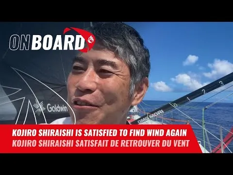 Kojiro Shiraishi is satisfied to find wind again | Vendée Globe 2024