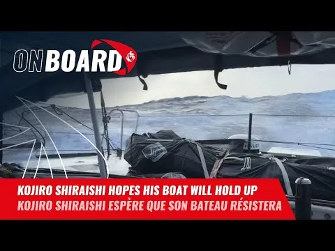 Kojiro hopes his boat will hold up | Vendée Globe 2024