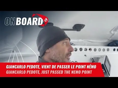 Giancarlo Pedote vient de passer le point Némo | Vendée Globe 2024