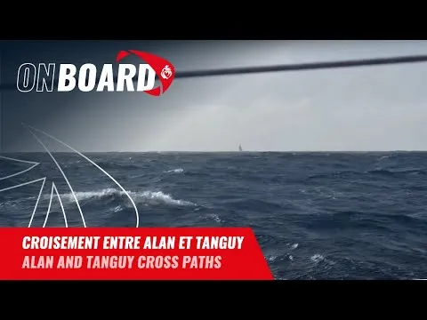 Croisement entre Alan et Tanguy | Vendée Globe 2024