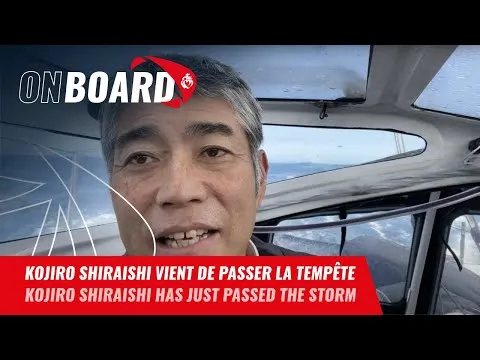 Kojiro Shiraishi vient de passer la tempête | Vendée Globe 2024