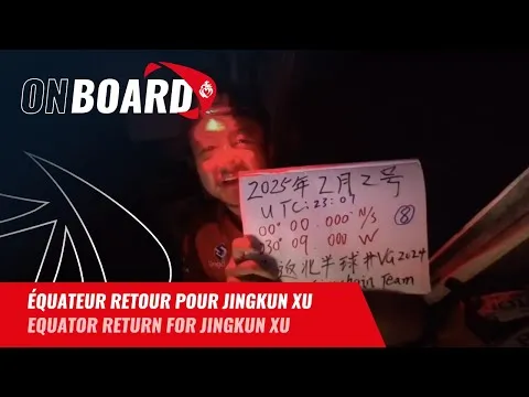 Équateur retour pour Jingkun Xu | Vendée Globe 2024