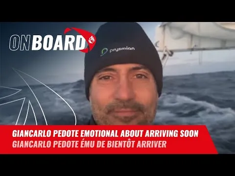 Giancarlo Pedote emotional about arriving soon | Vendée Globe 2024