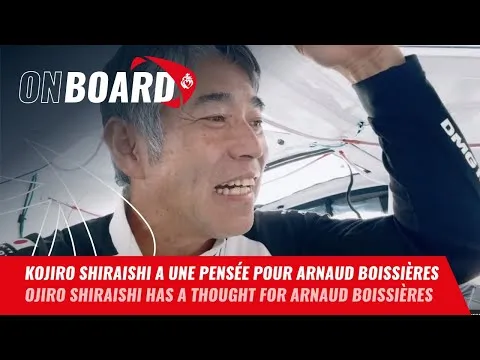 Kojiro Shiraishi a une pensée pour Arnaud Boissières | Vendée Globe 2024