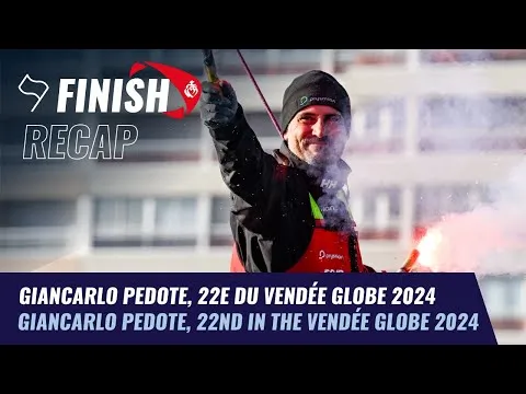 Giancarlo Pedote, 22e du Vendée Globe  | Finish Recap | Vendée Globe 2024