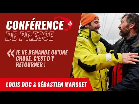 Louis Duc et Sébastien Marsset | Conférence de presse | Vendée Globe 2024