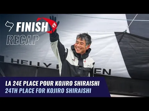 Kojiro Shiraishi, 24e du Vendée Globe | Finish Recap | Vendée Globe 2024