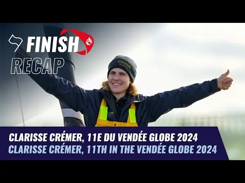 Clarisse Crémer, 11e du Vendée Globe | Finish recap | Vendée Globe 2024