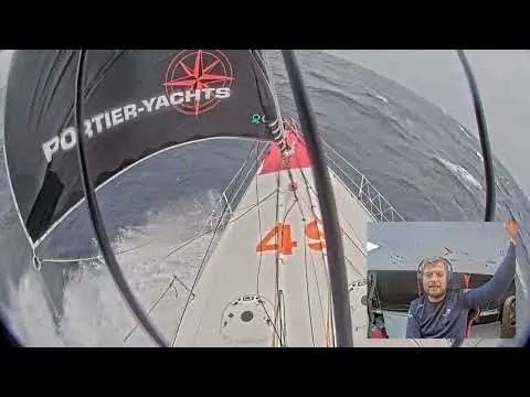 Strong and intense conditions for Oliver Heer | Vendée Globe 2024