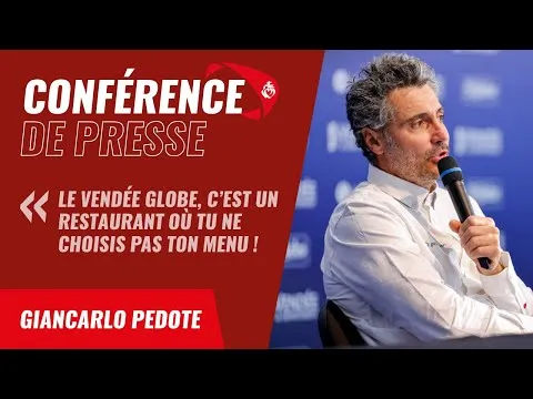 Giancarlo Pedote  | Conférence de presse | Vendée Globe 2024