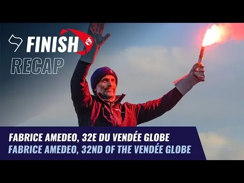 Fabrice Amedeo, 32e du Vendée Globe | Finish Recap | Vendée Globe 2024