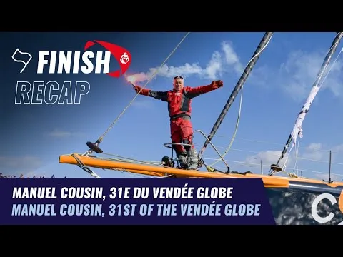 Manuel Cousin, 31e du Vendée Globe | Finish Recap | Vendée Globe 2024