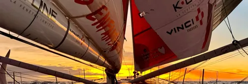 27 NOVEMBRE 2024 : Photo envoyée depuis le bateau Initiatives-Coeur lors de la course à la voile du Vendée Globe le 27 novembre 2024. (Photo du skipper Sam Davies) 