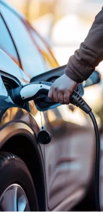 Recharge d'une voiture électrique